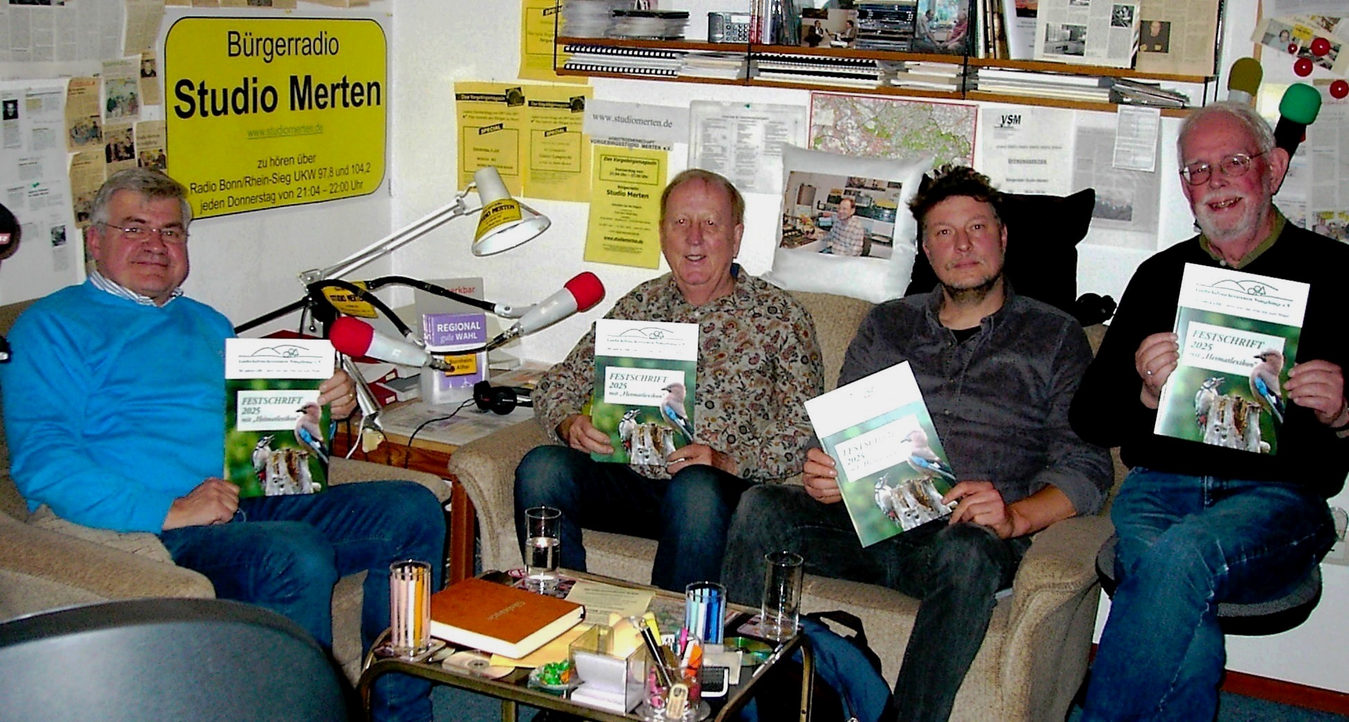 v. l.: Dirk Lindemann, Norbert Brauner, Martin Koch und Dr. Michael Pacyna